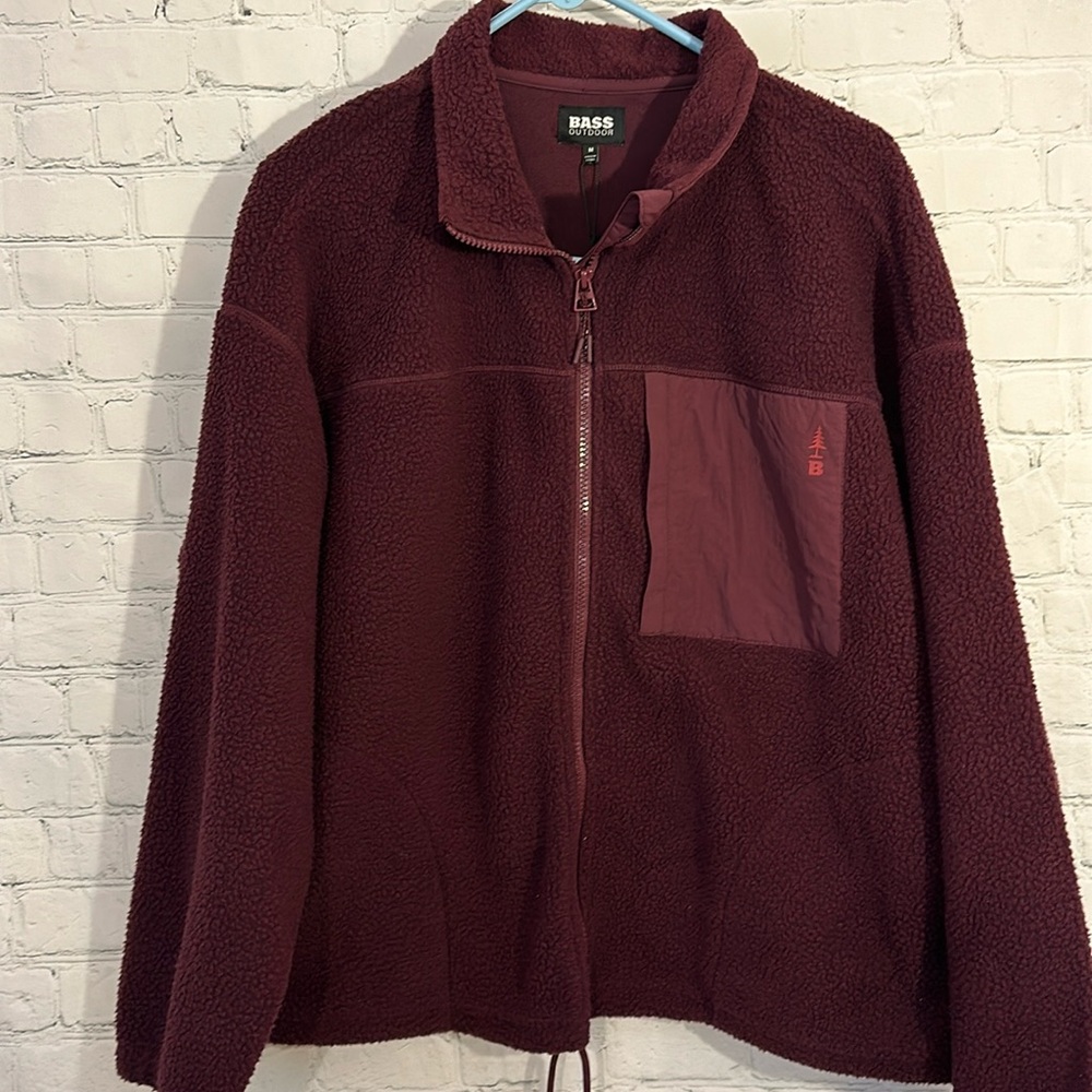 Bass Outdoor Sherpa B Warm burgundy jacketet